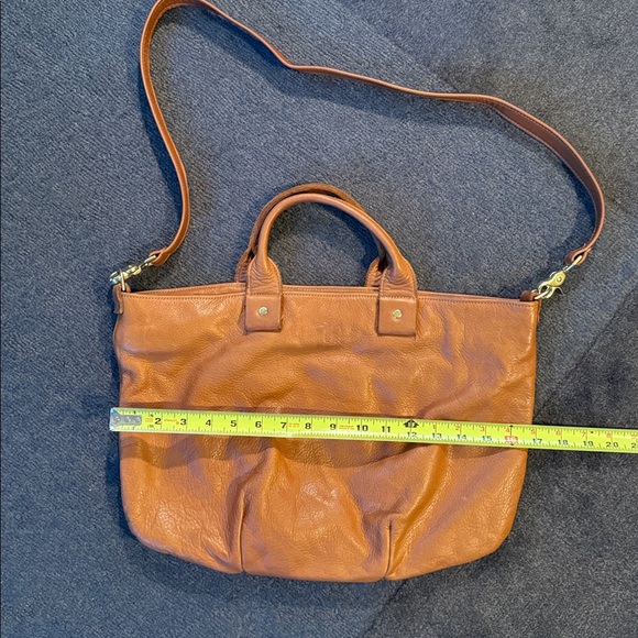 Clare V Tan Crossbody Messenger Bag - Picture 12 of 14